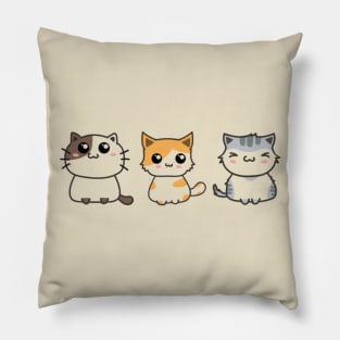 Cute cats Pillow