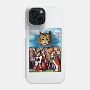 The Cheshire Cat and the King Phone Case