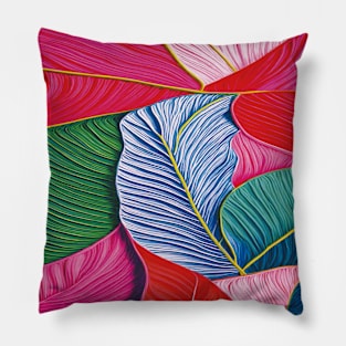 Colorful Leaves Pillow