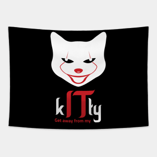 kITty scary Tapestry