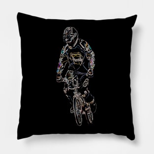 bmx racing start Pillow