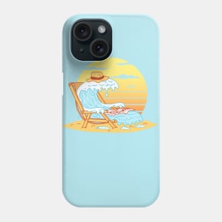 WAVE ON THE BEACH Phone Case