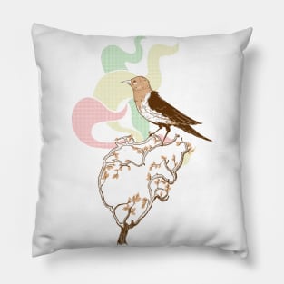 Roots Bird Pillow