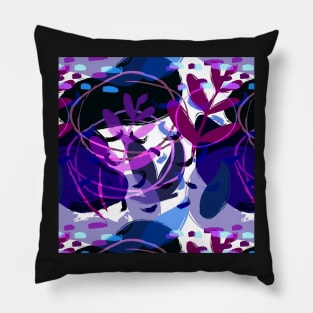 Fun Messy Abstract Pillow