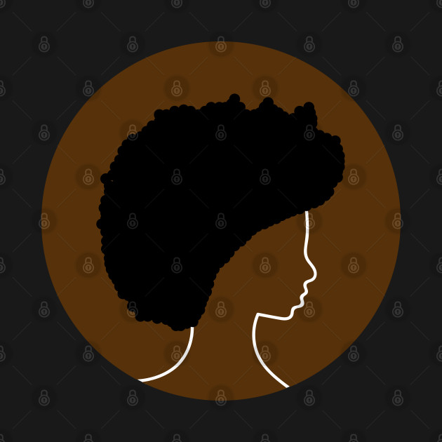 Disover Silhouette of proud African American woman with natural hair. - African American - T-Shirt