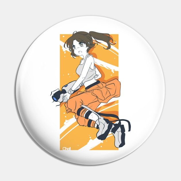 Anime Chell from Portal Pin by Greenhouse