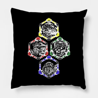 Deep Rock Galactic - Dwarven Mining Classes Pillow