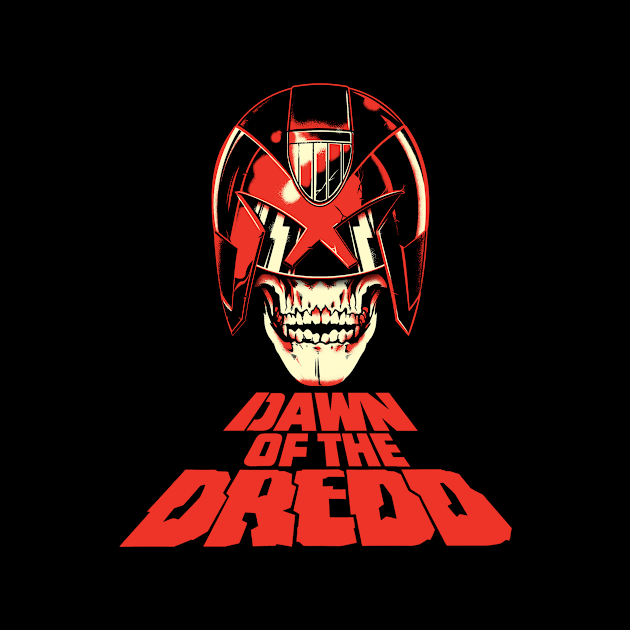 Dawn of the Dredd (Black Print) by Nerdology