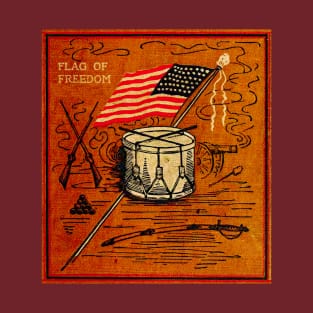 The flag of freedom - a vintage book cover. T-Shirt