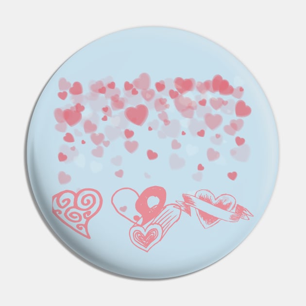 love hearts Pin by DELLA73