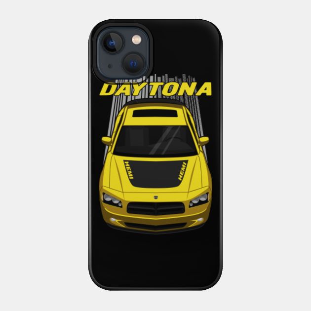 Charger Daytona 2006-2009 - Yellow - Daytona Charger - Phone Case