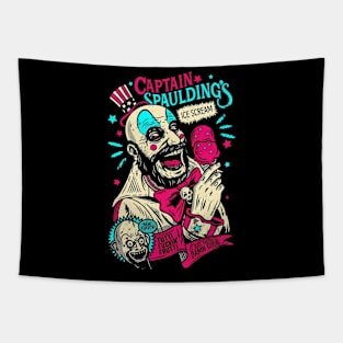 Captain Spaulding Horrifying Humor Tapestry