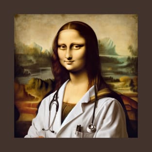 Mona Lisa, M.D.: Celebrating Doctors' Day T-Shirt