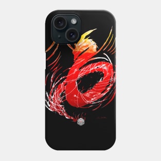 Critical Hit - Blazing Red (Black Variant) Phone Case