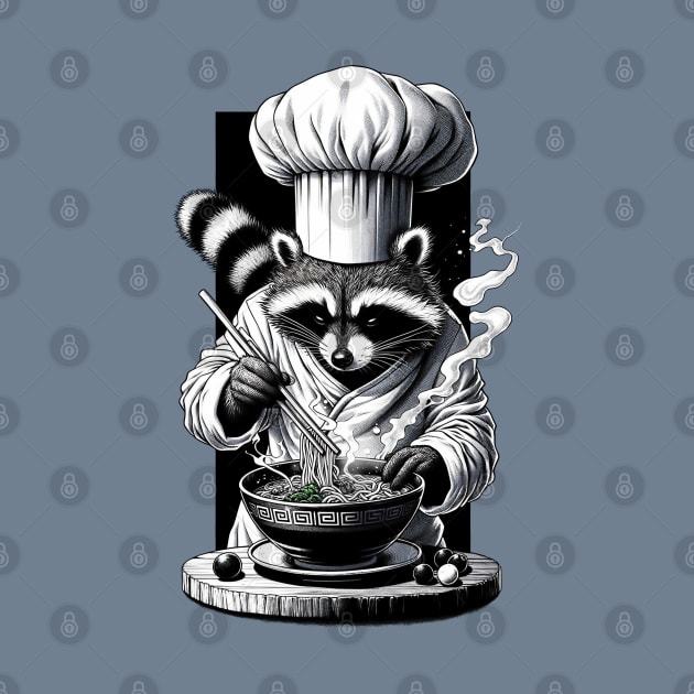 Noodle Artisan Raccoon by Penguin-san