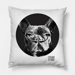 French bulldog Dali Fornasetti Pillow