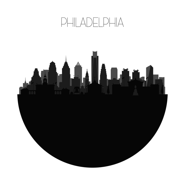 Philadelphia Skyline V2 by inspirowl