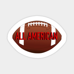 All American Football Magnet