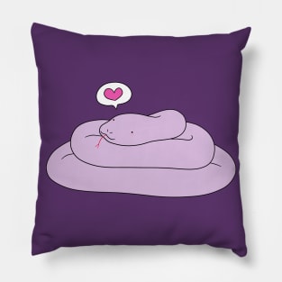 Purple Love Snake Pillow