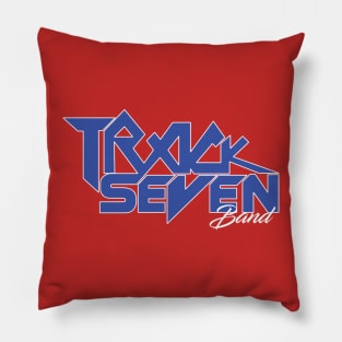 Blue Logo Track Seven Band Pillow