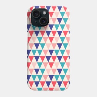 Navy Coral Tribal Arrows Pattern Indian Indigenous Phone Case