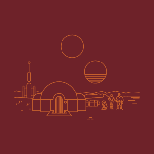 Tatooine's twofold sunset T-Shirt