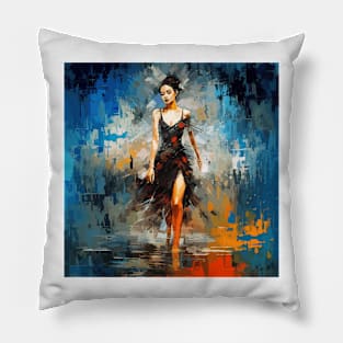 rebel adventurer, swimming wallart v1 Pillow