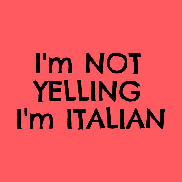 Funny Italy Typography Italian T-Shirts by Anthony88