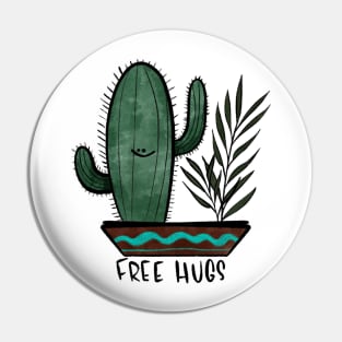 Free hugs Pin