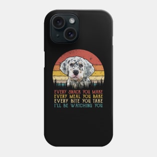 Retro English Setter Every Snack You Make Every Meal You Bake Phone Case