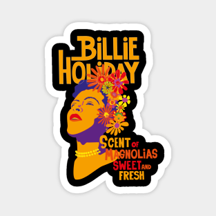 Billie's Blossoms: A Tribute to Jazz Icon Billie Holiday Magnet