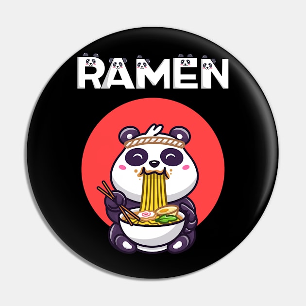 Banda Ramen cut Pin by "Artistic Apparel Hub"