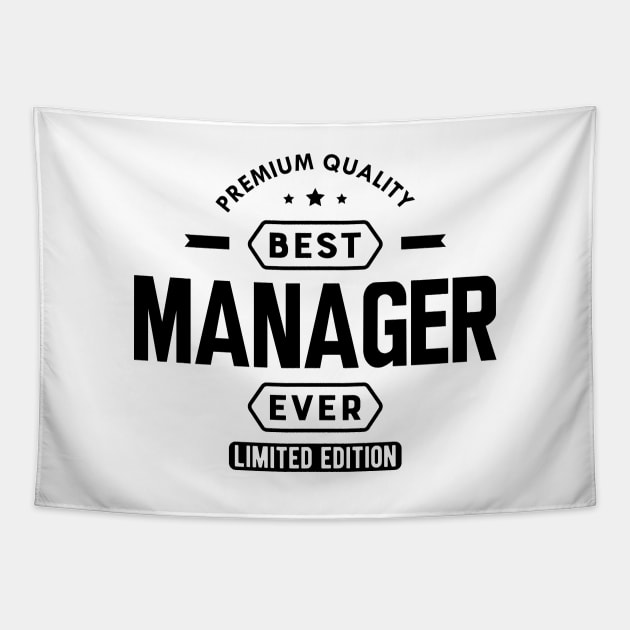 Manager - Best Manager Gift Tapestry by KC Happy Shop