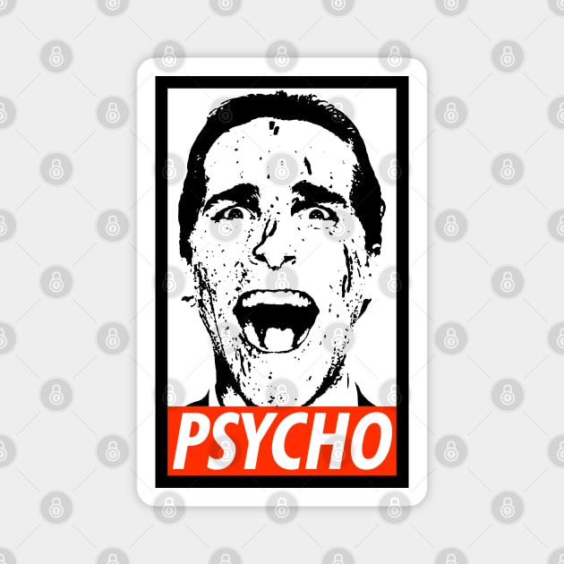 American Psycho Obey Magnet by scribblejuice