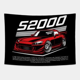 JDM Red S 2000 Touge Tapestry