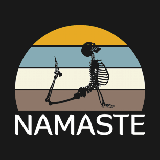 Yoga Skeleton Retro yoga lover T-Shirt