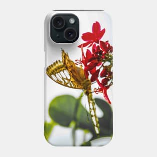 Flower with Butterfly Phone Case