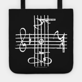 Johann Sebastian Bach Musical Signature Notation Cross Tote