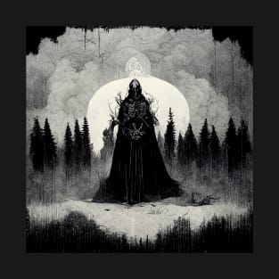 Black Metal Axis of the Void T-Shirt