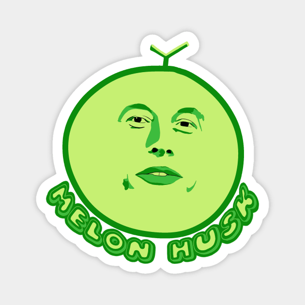 Melon Husk Magnet by Sotogos