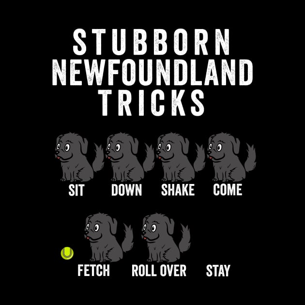 Stubborn Newfoundland Dog Tricks by blacklines