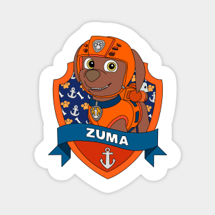 Zuma Badge Magnet