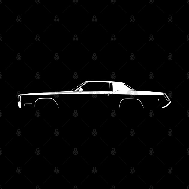 Cadillac Eldorado (1968) Silhouette by Car-Silhouettes