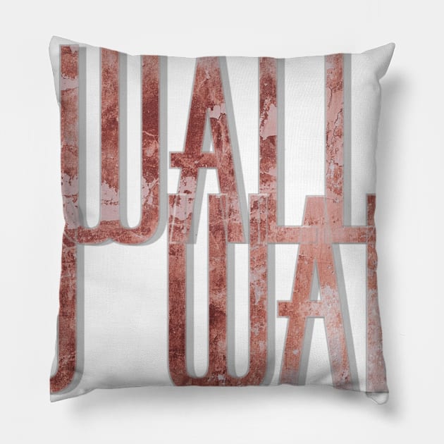 Wall to Wall Pillow by afternoontees