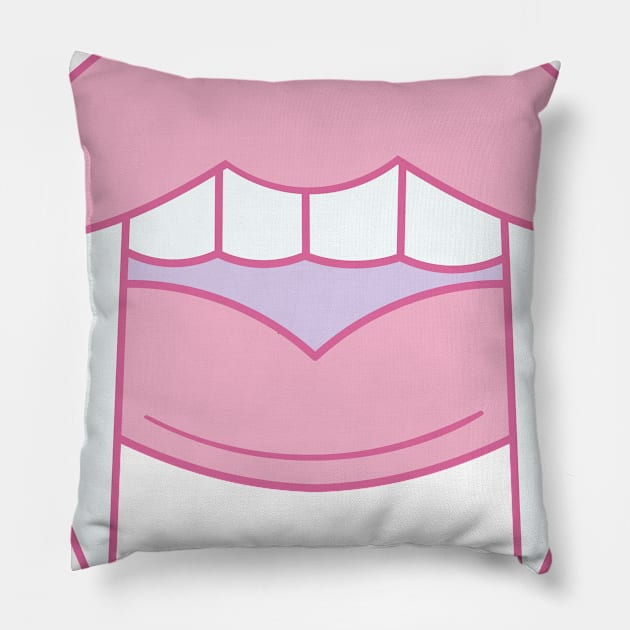 Vampire Lips Pillow by BattleUnicorn