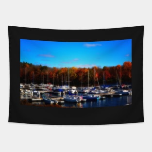 The Marina At Lake Nockamixon Tapestry