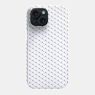 Subtle pattern with blue and beige Phone Case