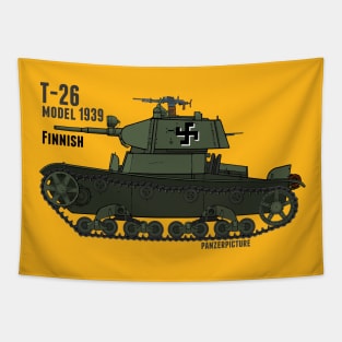 Finnish T-26 Model 1939. Tapestry