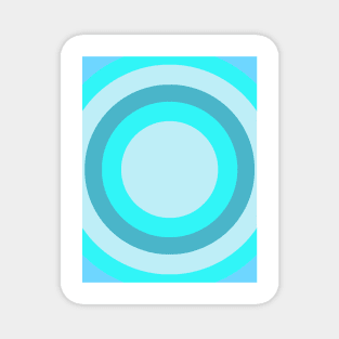 Blue Circles Magnet