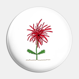 Dishevelled Flower Pin